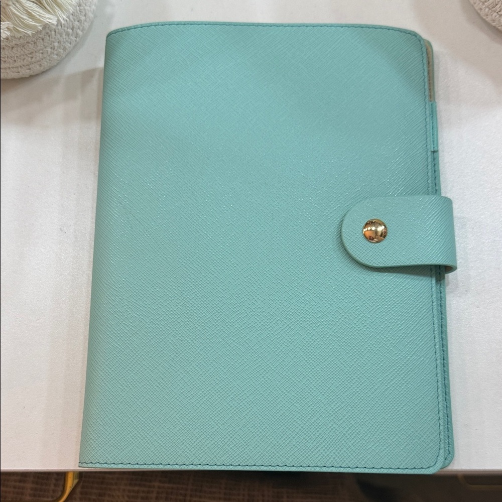 Tiffany Blue Stoney Clover Notebook. Like New!